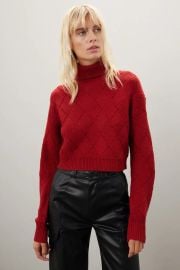 Red Turtleneck Sweater by Ronny Kobo x RTR Rent the Runway at Rent the Runway