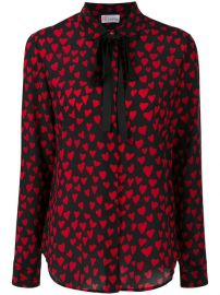 Red Valentino Heart Embroidered Blouse  595 - Buy Online - Mobile Friendly  Fast Delivery  Price at Farfetch