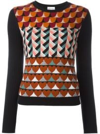 Red Valentino Intarsia Sweater at Farfetch