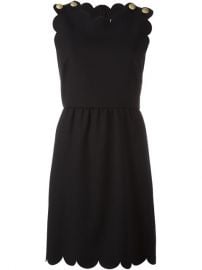 WornOnTV: Joan’s black scalloped trim dress on Elementary | Lucy Liu ...