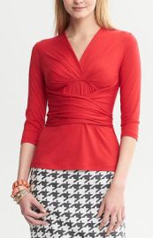 Red Wrap Top by Issa London at Issa London