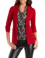 Red blazer from Charlotte Russe at Charlotte Russe