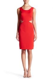 Red cutout dress at Nordstrom Rack