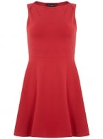 Red flared dress like Janes at Dorothy Perkins