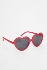 Red heart sunglasses from Urban Outfitters at Urban Outfitters