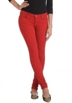 Red jeans from Modcloth at Modcloth