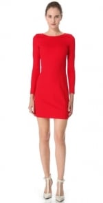 Red longsleeved dress like Janes at Shopbop