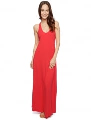 Red maxi dress at Splendid