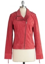 Red moto jacket at ModCloth at Modcloth