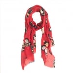 Red print scarf at Jcrew at J. Crew