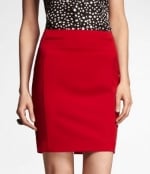 Red skirt from Express at Express