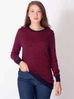 Red striped top from American Apparel at American Apparel