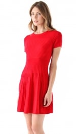 Red sweater dress by Shoshanna at Shopbop