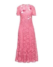 Redvalentino Pink Womens Midi Dress at Yoox