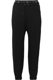 Reebok X Victoria Beckham - Cotton-jersey track pants at Net A Porter