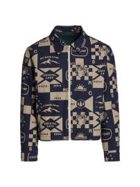 Reese Cooper Flag Print Work Jacket at Saks Fifth Avenue