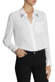 Reese Crystal Embellished Shirt at The Outnet