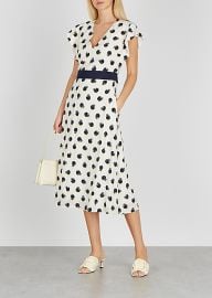 Reese Printed Cilk crepe de chine Midi Dress by Stella McCartney at Harvey Nichols