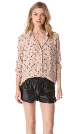 Reese top in anchor print by Equipment at Shopbop