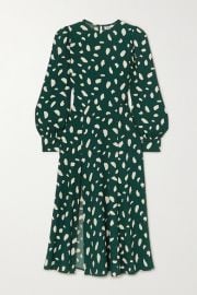 Reformation - Creed printed crepe midi dress at Net A Porter