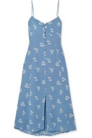 Reformation - Cybill floral-print georgette midi dress at Net A Porter