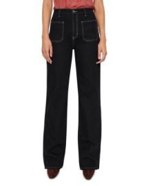 Reformation Alyssa Stretch High Rise Wide Leg Jeans in Black Bloomingdalex27s Women at Bloomingdales