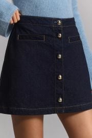 Reformation Amara High Rise Denim Mini Skirt at Anthropologie