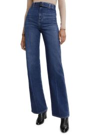 Reformation Amelie High Waist Wide Leg Stretch Cotton Jeans in Salinas Size 27 at Nordstrom