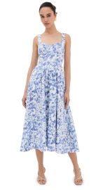 Reformation Baila Linen Dress Larkspur 10 at Shopbop