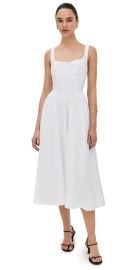 Reformation Balia Linen Dress White 4 at Shopbop