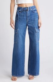 Reformation Cary Belted Cargo Jeans at Nordstrom