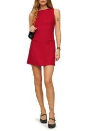 Reformation Citron Linen Minidress in Cherry at Nordstrom