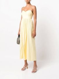 Reformation Dovie Sweetheart Neck Dress - at Farfetch