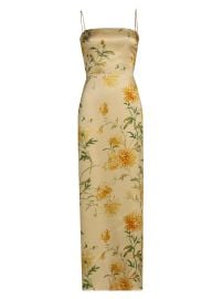 Reformation Frankie Floral Silk Column Maxi Dress at Saks Fifth Avenue