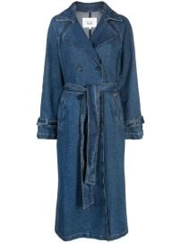 Reformation Hayes Denim Trench at Farfetch