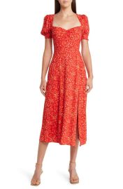 Reformation Lacey Smocked Sleeve Dress at Nordstrom