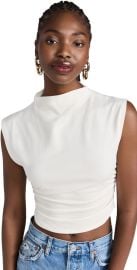 Reformation Lindy Knit Top Ivory XL at Shopbop