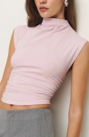 Reformation Lindy Ruched Crop Top at Nordstrom