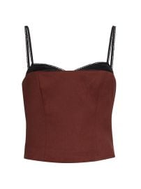 Reformation Melanie Sweetheart Crop Top at Saks Fifth Avenue
