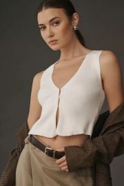 Reformation Myrtle Cotton Sweater at Anthropologie