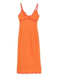 Reformation Sara Dress Orange at Farfetch