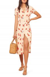 Reformation Sheila Floral Shirtdress   Nordstrom at Nordstrom