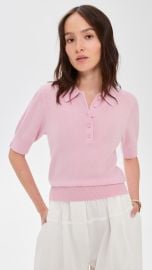 Reformation Skye Cashmere Polo Top | Shopbop at Shopbop
