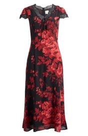 Reformation Tiffie Floral Print Midi Dress at Nordstrom