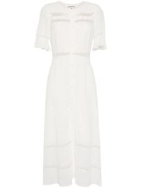 Reformation Woodson Midi Dress Neutrals at Farfetch