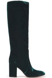 Regan Velvet Knee Boots by Gianvito Rossi at The Outnet