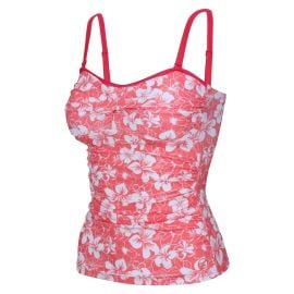 Regatta Aceana II Hibiscus Tankini Top in Peach Bloom at Walmart