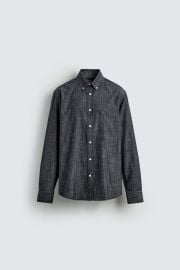 Regular Fit Button Down Collar Shirt at Zara