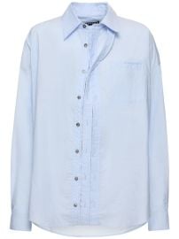 Regular cotton blend shirt - YPROJECT - Women Luisaviaroma at Luisaviaroma