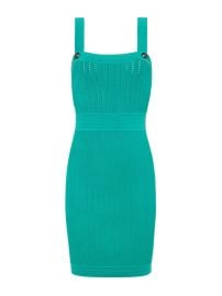 Rehannin Pointelle Knit Dress in LagoonAnt Nickel L39AGENCE at L'Agence